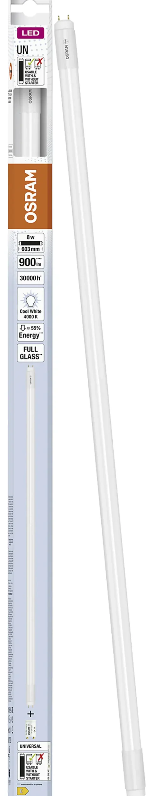 Osram LED Röhre T8 60 cm G13 8 W neutralweiß