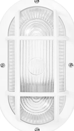 Osram LED Wandleuchte Bulkhead Essential Oval E27 weiß
