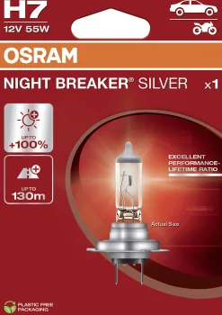 Osram Scheinwerferlampe H7 Night Breaker Silver 2.0