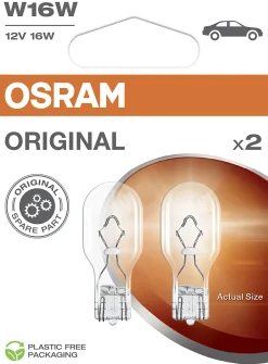 Osram Signallampe W16W Original 2.0 2 Stück