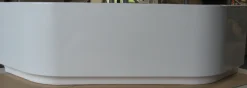 Ottofond Acrylschürze Ancona 216 x 60 cm, weiß