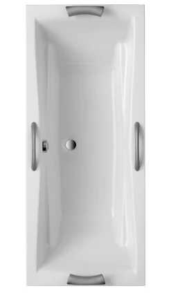 Ottofond Badewanne Atlanta Duo 180 x 80 cm, weiß