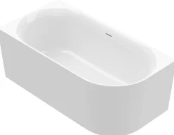 Ottofond Badewanne Mince Corner XS weiß rechts 155 x 80 / 44 cm