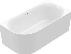Ottofond Badewanne Mince Corner weiß links 180 x 80 / 44 cm