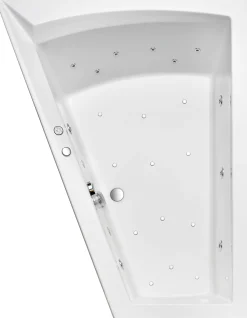 Ottofond Whirlpool Galia II Mod. B 175 x 135 cm, weiß Kombisystem