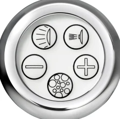 Ottofond Whirlpool Tampico 190 x 90 cm, weiß, mit 2 LED Farblichtwechslern