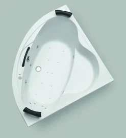 Ottofond Whirlpool-Komplettset Siam 140 cm, weiß