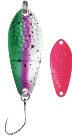 Paladin Angelköder Spoon Midgard 2,5 g UV weiß/lila/grün/pink/gesprenkelt