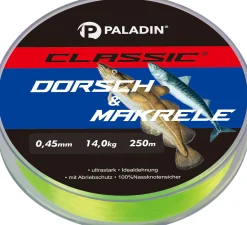 Paladin Angelschnur Dorsch 250 m 0,45 mm fluogelb