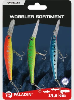 Paladin Wobbler Sortiment III Zander-Hecht 3 Stück/Zander-Hecht/schwimmend