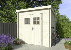 Palmako Gartenhaus Zina 2 200 x 200 cm naturbelassen