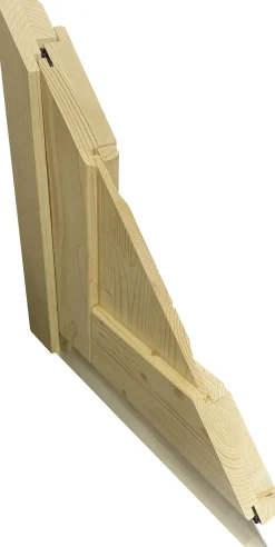 Panto Nebeneingangstür Holz 510 88 x 198 cm DIN links