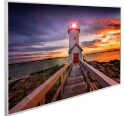 papermoon Infrarotheizkörper EcoHeat 60X100 cm 600 Watt, Lighhouse Sunset