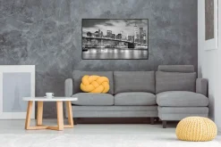 papermoon Infrarotheizkörper EcoHeat 60x120 cm 1200 Watt, Brooklyn Bridge
