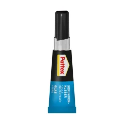 Pattex Sekundenkleber Glas Flüssig 3 g Tube, trocknet transparent