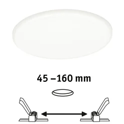 Paulmann Einbauleuchte LED Veluna Varifit rund 18,5 cm 17,5 W satin
