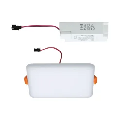 Paulmann Einbauleuchte LED Veluna Varifit eckig 12,5 cm 8,5 W satin