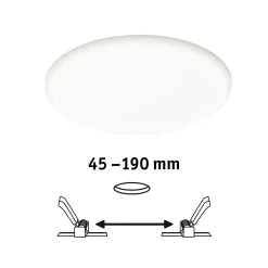 Paulmann Einbauleuchte LED Veluna Varifit 3-Stufen dimmbar Ø 21,5cm 22 W