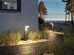 Paulmann LED Pollerleuchte Kulma anthrazit 50 x 9 cm warmweiß mit Bewegungsmelder