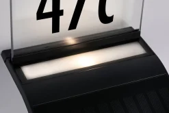 Paulmann LED Solar-Hausnummernleuchte Yoko anthrazit warmweiß