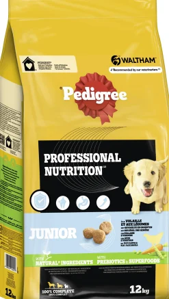 Pedigree Professional Nutrition Hundetrockenfutter Junior 12 kg Geflügel & Gemüse