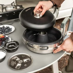 Petromax Hitzeverteiler für Camping Backofen Edelstahl