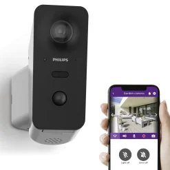 Philips Kamera WelcomeEye View motorisierte und vernetzte Außenkamera