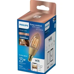 Philips Smart LED Leuchtmittel Tunable White Amber C35 E14 Kerzenform 4,9 W