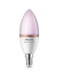 Philips Smart LED Leuchtmittel Tunable White & Color C37 E14 Kerze 4,9 W