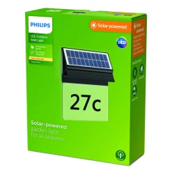 Philips Solar Wandleuchte Enkara 24 x 19 x 6,8 cm schwarz