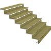Plus Außentreppe Kiefer/Feuerverzinkt 7 Stufen 180 cm breit
