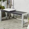 Plus Cafebank 127x38x45 cm   RAL 9005 Schwarz