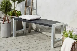 Plus Cafebank 127x38x45 cm RAL 9005 Schwarz