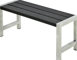 Plus Cafebank 127x38x45 cm   RAL 9005 Schwarz