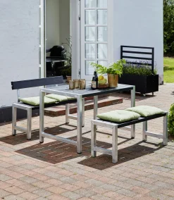 Plus Cafebank 127x38x45 cm   RAL 9005 Schwarz