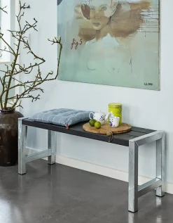 Plus Cafebank 127x38x45 cm   RAL 9005 Schwarz