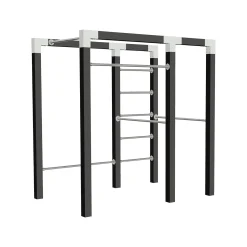 Plus Outdoor Fitness Modell 2 138 x 220 x 210 cm schwarz