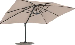 Primaster Ampelschirm Messina taupe, 300 x 400 cm