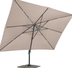 Primaster Ampelschirm Messina taupe, 300 x 400 cm