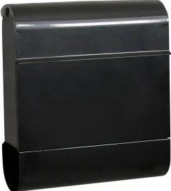 Primaster Briefkasten Gong mit Zeitungsbox anthrazit 41 x 37.2 x 11.2 cm
