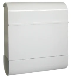 Primaster Briefkasten Gong mit Zeitungsbox weiß 41 x 37.2 x 11.2 cm