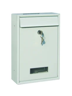 Primaster Briefkasten klein weiß 32 x 22 x 80 cm