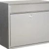 Primaster Briefkasten Liba Edelstahl 36 x 31 x 15 cm