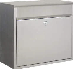 Primaster Briefkasten Liba Edelstahl 36 x 31 x 15 cm