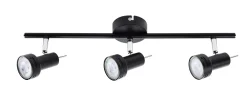 Primaster Deckenstrahler 3er LED Spot New York GU10 8 x 48 x 12 cm schwarz