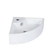 Primaster Eckwaschbecken Keramik Sirena 46 x 32,5 cm weiß
