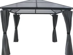 Primaster Ersatzdach für Pavillon Boston 295 x 295 cm schwarz-braun