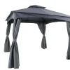 Primaster Ersatzdach Pavillon Maxim 300 x 300 cm grau