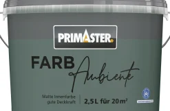 Primaster Farbambiente Wandfarbe matt waldgrün 2,5 L