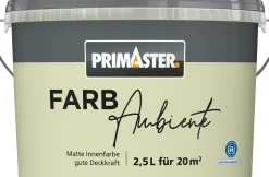 Primaster Farbambiente Wandfarbe matt matcha 2,5 L